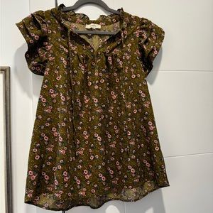 ENTRO DITSY FLORAL TOP